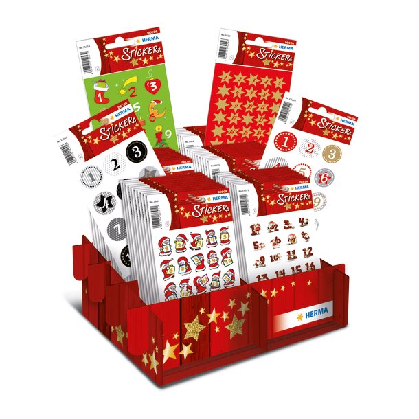 Herma stickers Decor julekalender display (60)