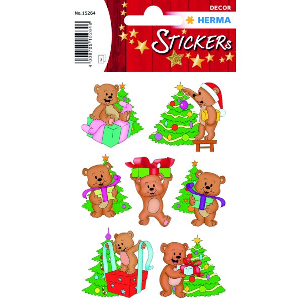 Herma stickers Decor julebjrne (3)