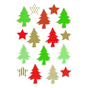 Herma stickers Decor juletrer (3)