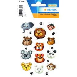 Herma stickers Magic dyrehoveder stone (1)
