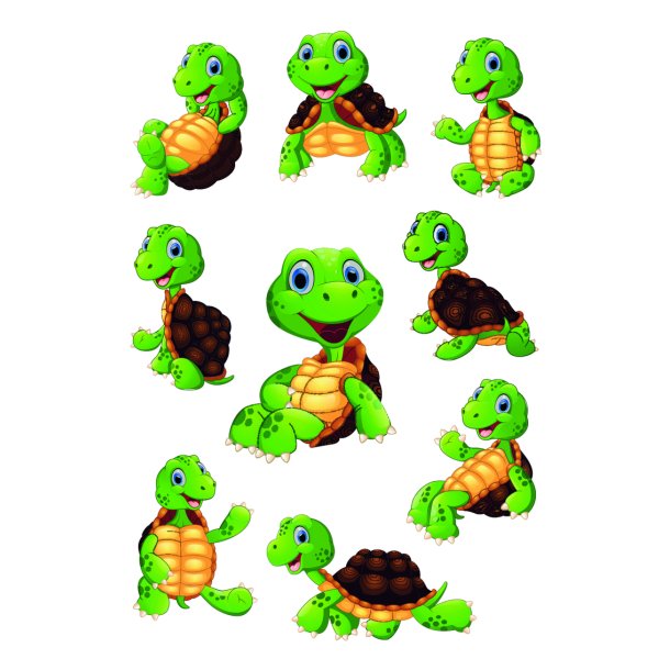 Herma stickers Magic skildpadder (1)