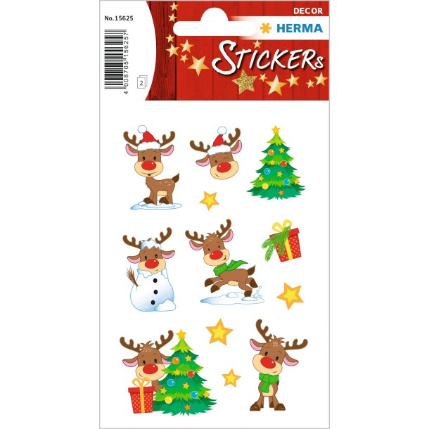 Herma stickers Decor jul Rudolf (2)