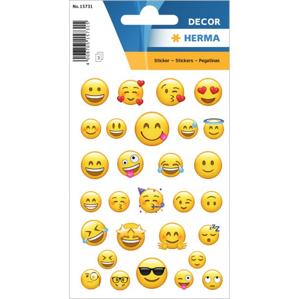 Herma stickers Decor emojis (3)