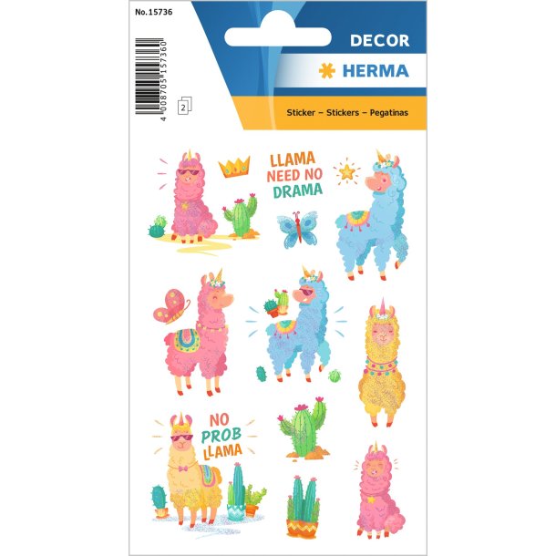 Herma stickers Decor lama (2)