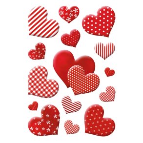 Herma stickers Decor mnstret  hjerter (3)