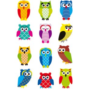 Herma stickers Magic ugler (1)