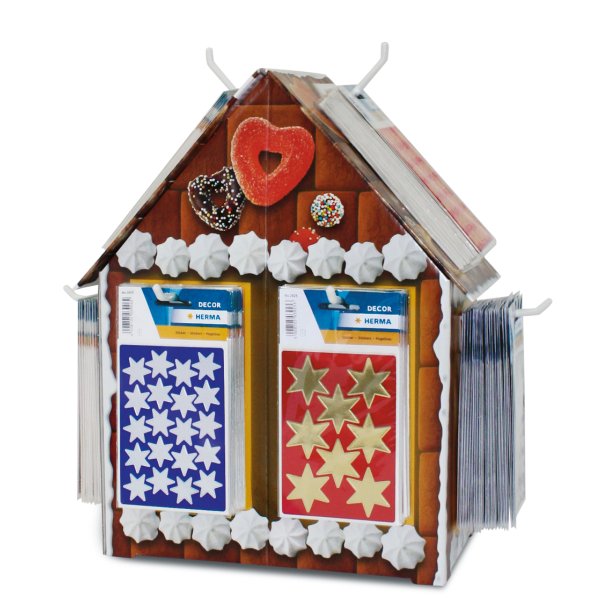 Herma stickers Decor jule peberkagehus display (160)
