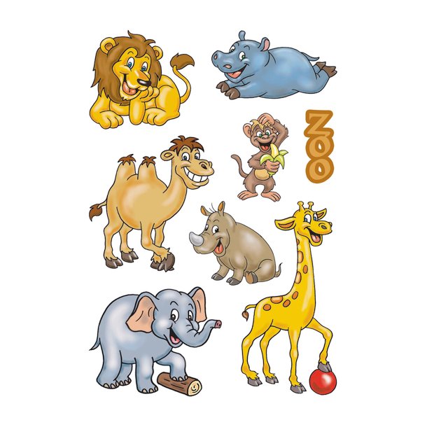 Herma stickers Decor zoo dyr (3)