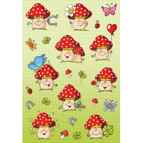 Herma stickers Decor svampe  (3)