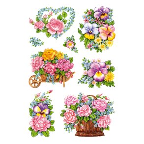 Herma stickers Decor blomsterkurv (3)