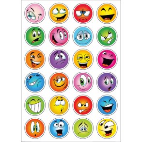 Herma stickers Decor smiley ansigter (2)
