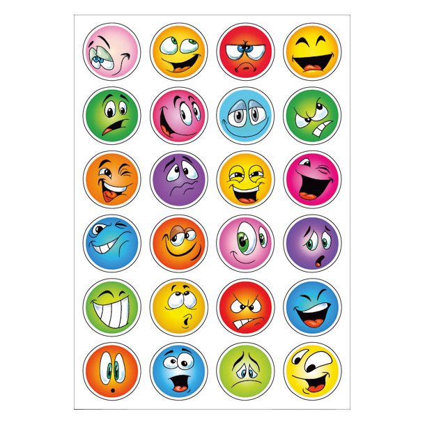 Herma stickers Decor smiley ansigter (2)