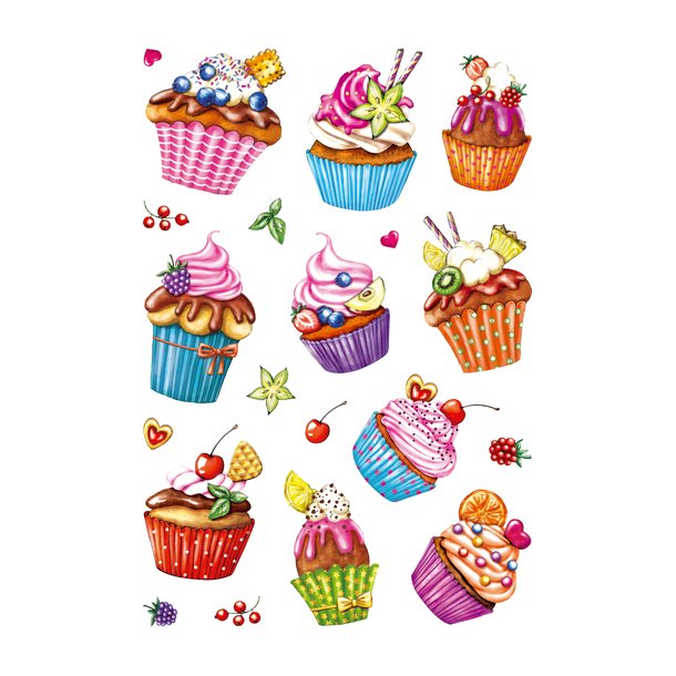 Herma stickers Decor muffins (2)