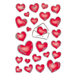 Herma stickers Decor hjerter og brev (2)