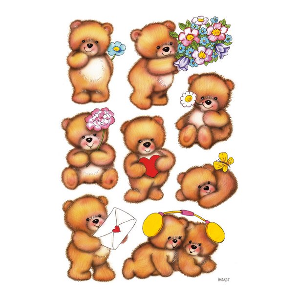 Herma stickers Decor bamsebjrne (3)