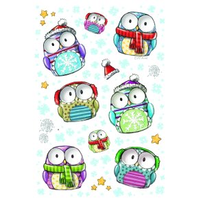 Herma stickers Magic vinter/jule ugler m/jne (1)