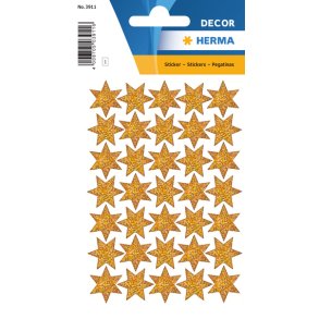 Herma stickers Decor julestjerne guld (3)