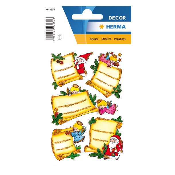 Herma stickers Decor julegaveretiket jul (2)