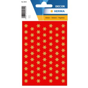 Herma stickers Decor julestjerne 8 guld (3)