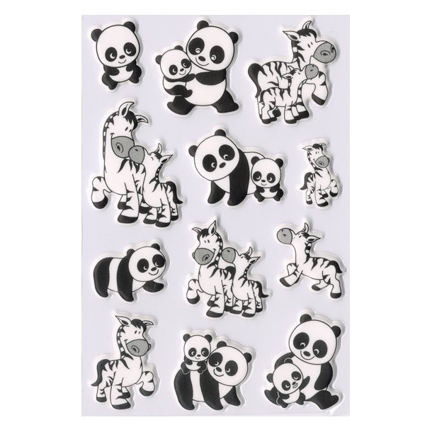 Herma stickers Magic panda/zebra (1)