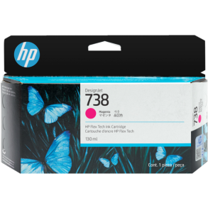 HP 738 130-ml Magenta DesignJet Ink Cartridge