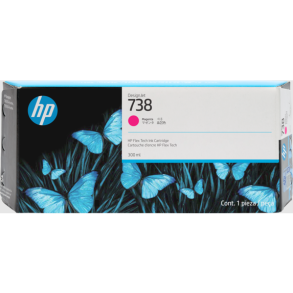 HP 738 300-ml Magenta DesignJet Ink Cartridge