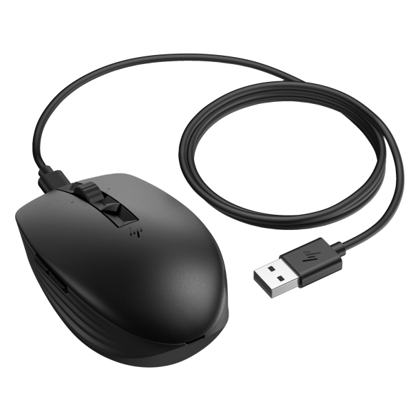 HP 715 Rechargeable Multi-Device Mouse, Black