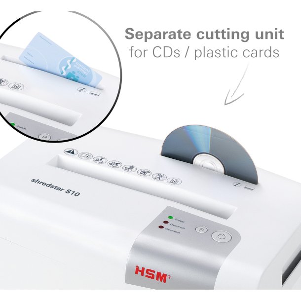 HSM Shredstar makulator S10 P2 6,0 strimler