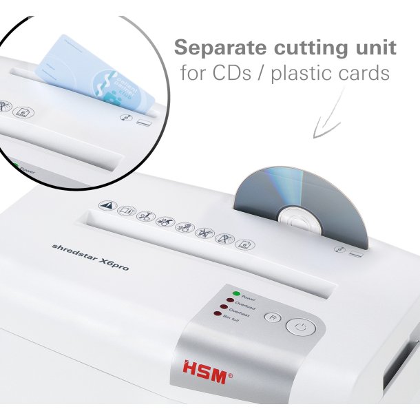 HSM Shredstar makulator X6pro P5 2x15 konfetti
