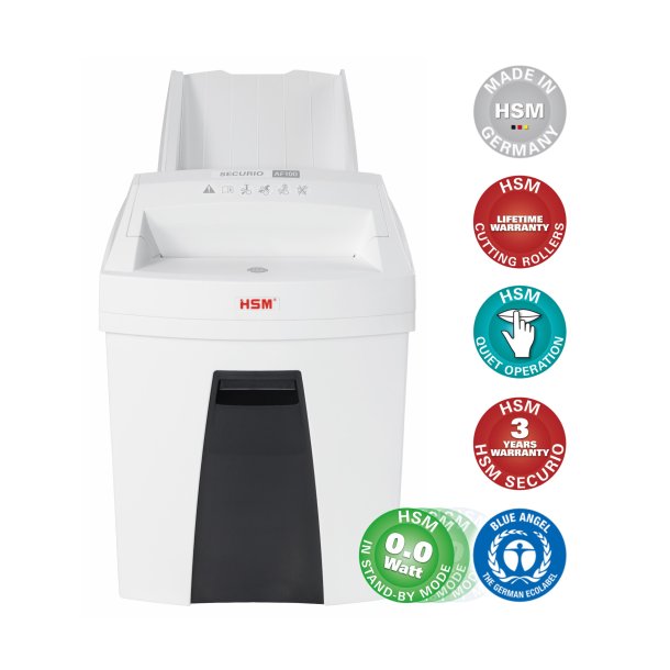 HSM Securio makulator AF100 Auto P4 4x25 konfetti