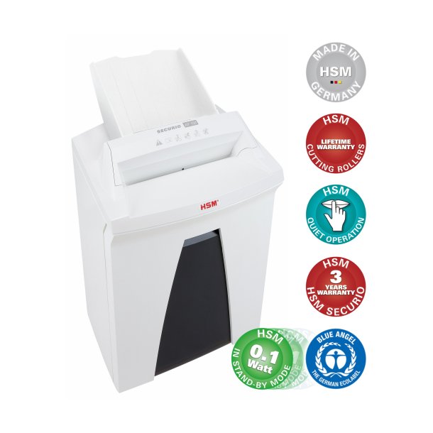 HSM Securio makulator AF150 Auto P5 1,9x15 konfetti