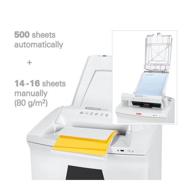 HSM Securio makulator AF500 P5 Auto 1,9x15 konfetti