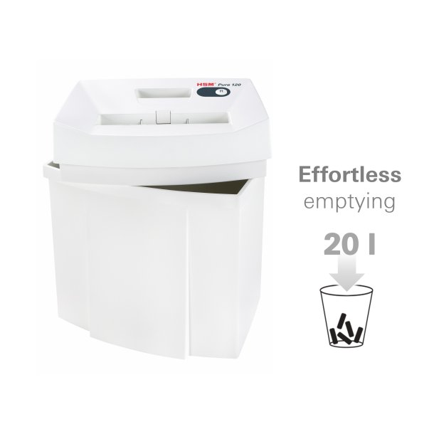 HSM Pure makulator 120 P2 3,9 strimler