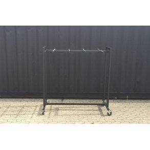 Double Front Hanger for sturdy street rack with wheels