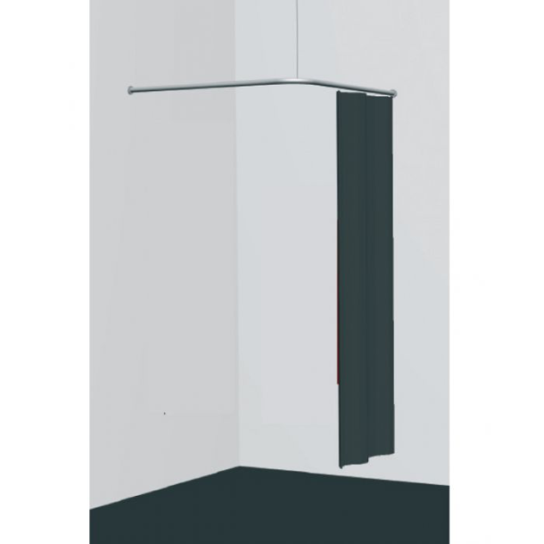 Fitting room, freestanding - V-shaped