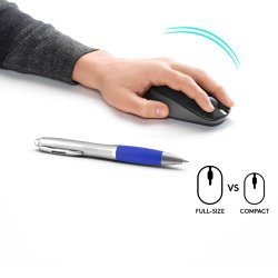 M190 Full-size wireless mouse, Charcoal