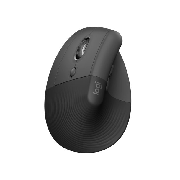 Logitech Lift Left Vertical Ergonomic Mouse, Graphite 