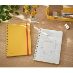 Notesblok Cosy spiral L kva 80 ark 100g