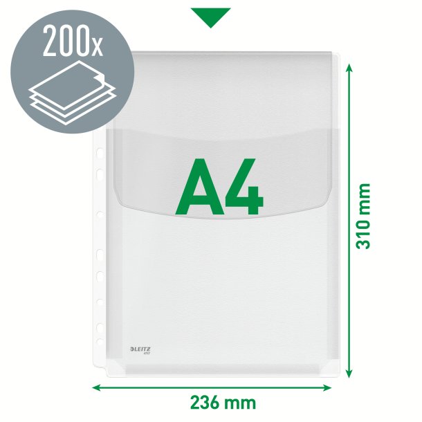 Kataloglom m/klap 170my PVC prgA4 T(5)
