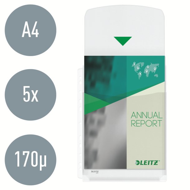 Kataloglom m/klap 170my PVC prgA4 T(5)