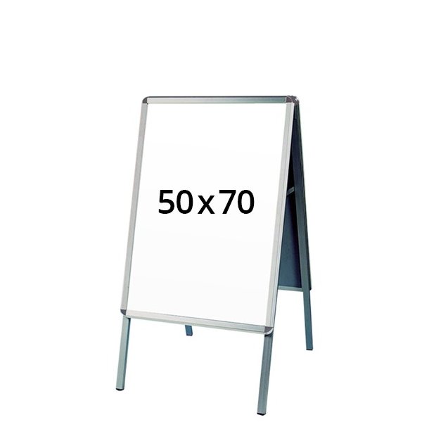 Alu-Line Round Desk Sign