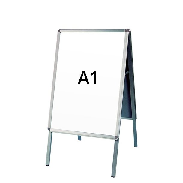 Alu-Line Round Desk Sign