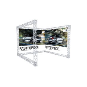 CROWN TRUSS, U-shape 3x3 - White