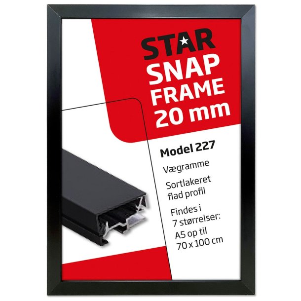 Alu Snap Frame, 20 mm Profil