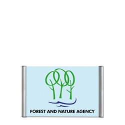 Endekappe Set For Door Sign, 15mm Profile