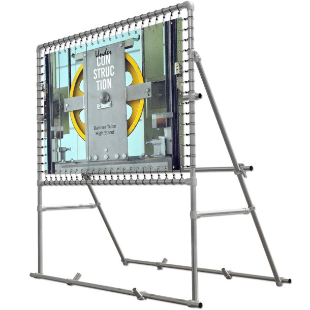 Freestanding Banner Tube with Back Support, Frame 