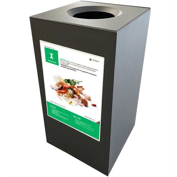 Waste Bin Outdoor, sort, maxi 120 L