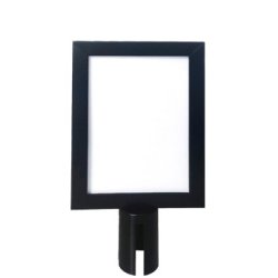 Slide-In Frame For Crowd Barrier Belt System