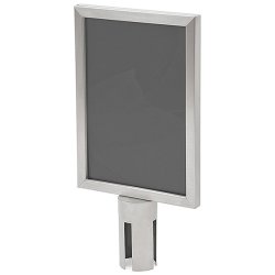 Slide-In Frame For Crowd Barrier Belt System