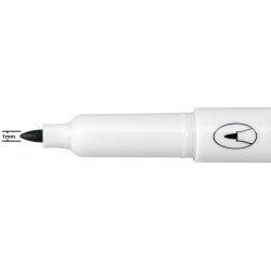 WB Marker Glide fin rund 1mm sort (4)